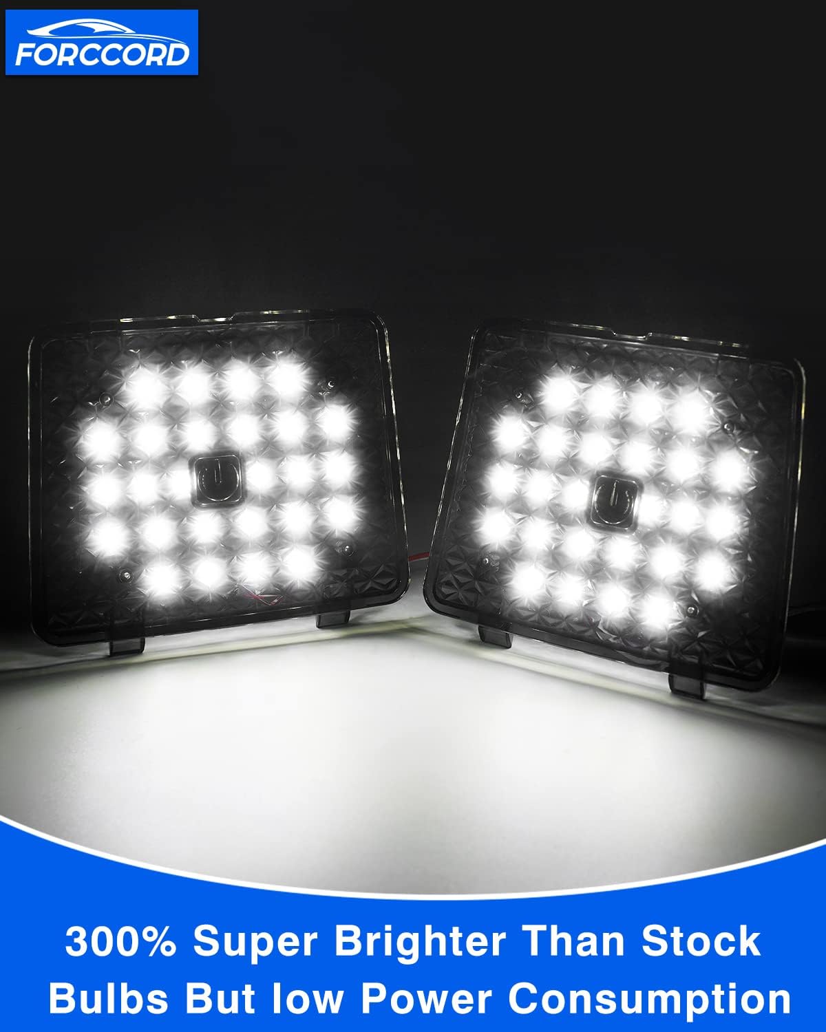 Fit for 2 PCS Cargo LED lights Toyota RAV4 2022 2023 2024 2025 Trunk Ceiling Lights Lamps Kit to Hatch Door Cargo Lamps Car Interior Lights Accessories (Not fit for 19-21 Rav4) Replacement