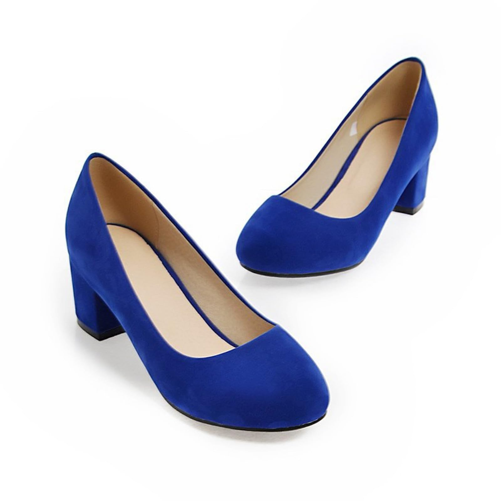 Scarpe da donna per Dirndl, comode, con tacco, eleganti, da sposa, comode, chiuse, plateau, scarpe da ballo, con tacco a blocco, larghezza H