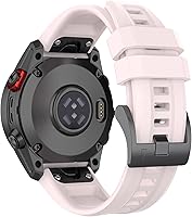 Vista 13 de REYDA Correa de silicona compatible con Garmin Fenix 7S/7S Pro/6S/6S Pro/5S/5S Plus, 0.787 pulgadas, ajuste rápido, suave, flexible, pulsera