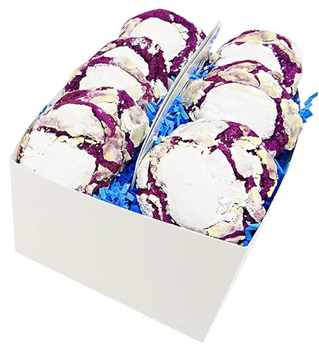 Miniatura 3 de The Cravory Ube Cookies - 12 galletas, 2.0 onzas cada una, envueltas individualmente, horneadas frescas, postres gourmet, aperitivos o productos