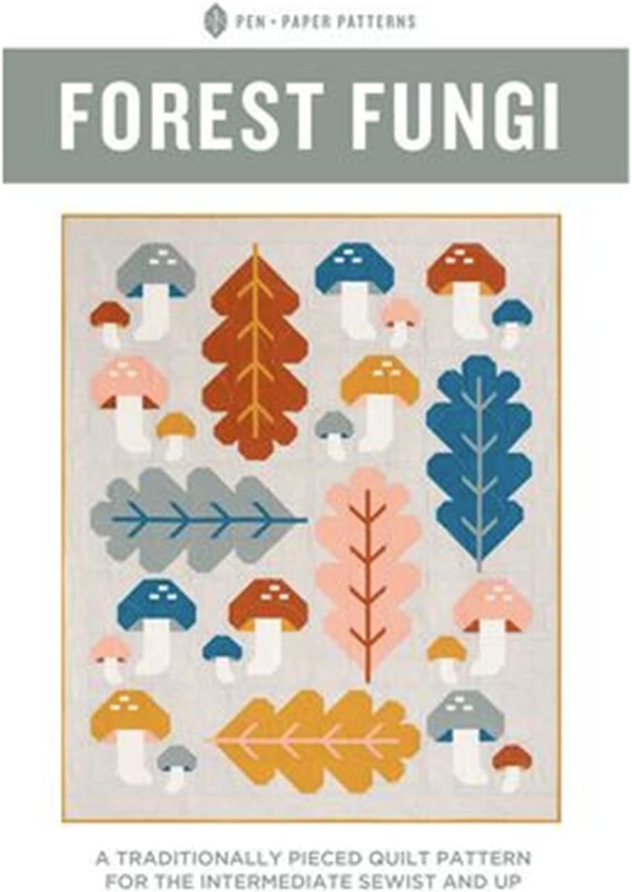 Forest Fungi Quilt Pattern