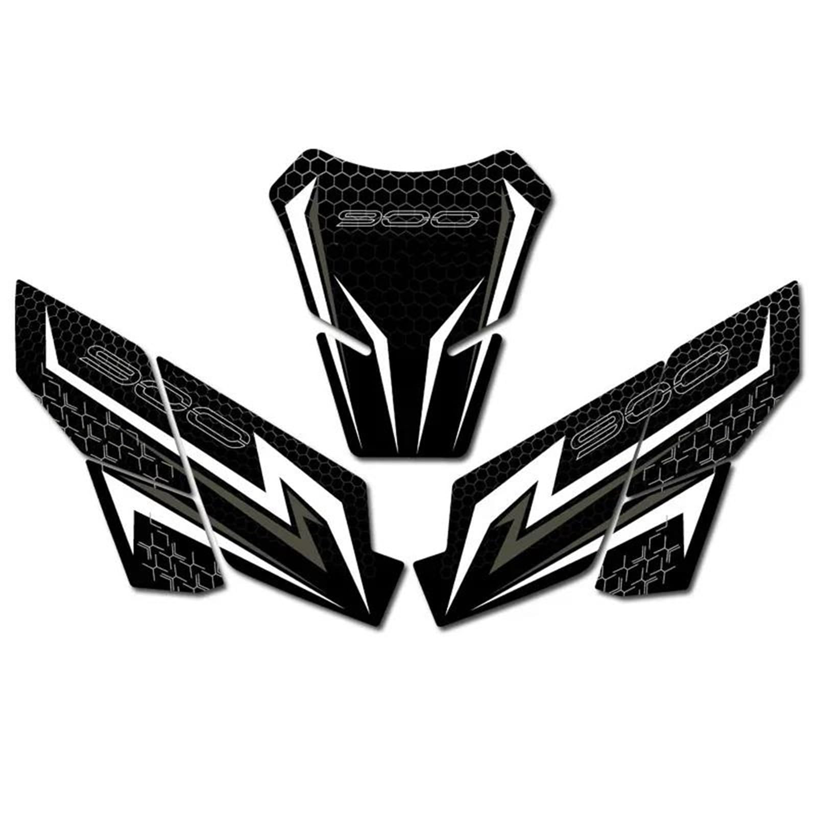 Motorcycle Tank Pads Gas Knee Grip Traction Stickers Protector Accessories for Z900(Style 6)