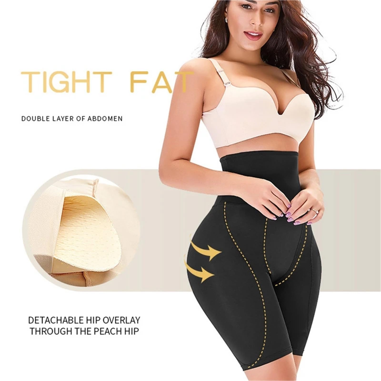 Guaina Contenitiva Donna Mutandine Modellanti a Vita Alta for Donne, Modellanti for la Pancia, Finti Glutei, for Aumentare Il Sedere, Pantaloncini for snellire Le Cosce