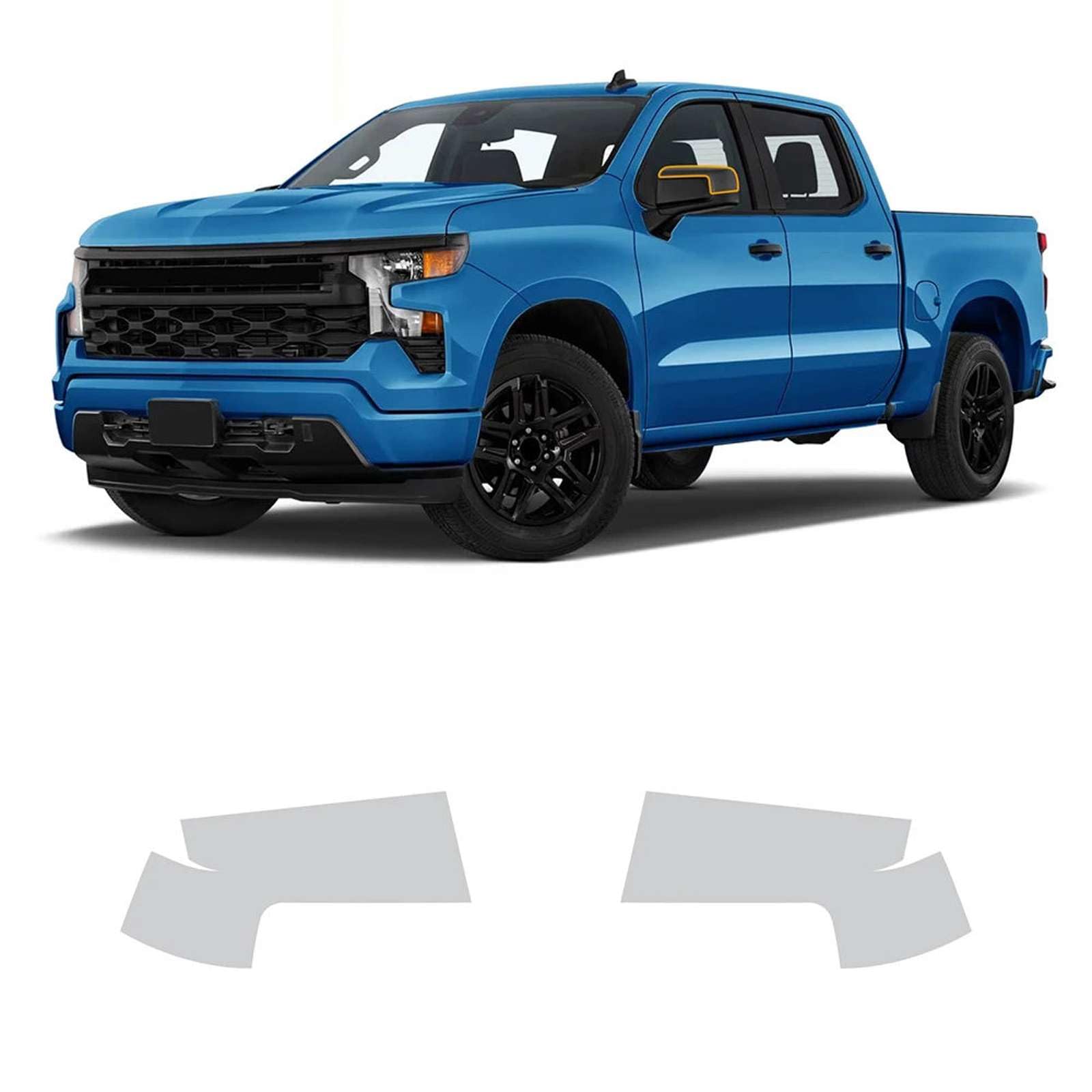 Film de protection de phare PPF TPU pour Chevrolet Silverado 1500 2019-2024