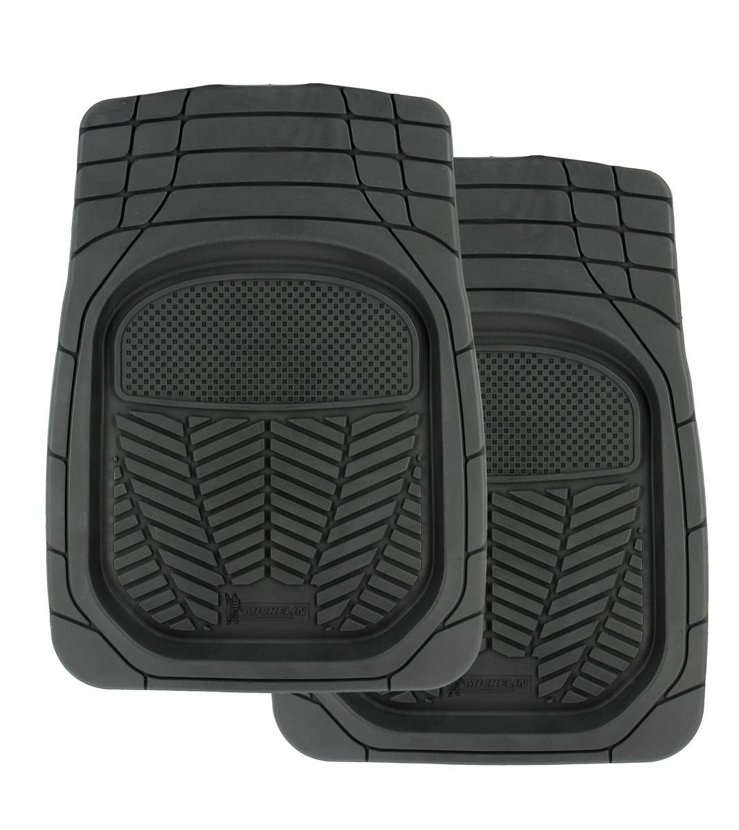MICHELIN 009079 Tappetini Anteriori in Gomma 3D, Set da 2