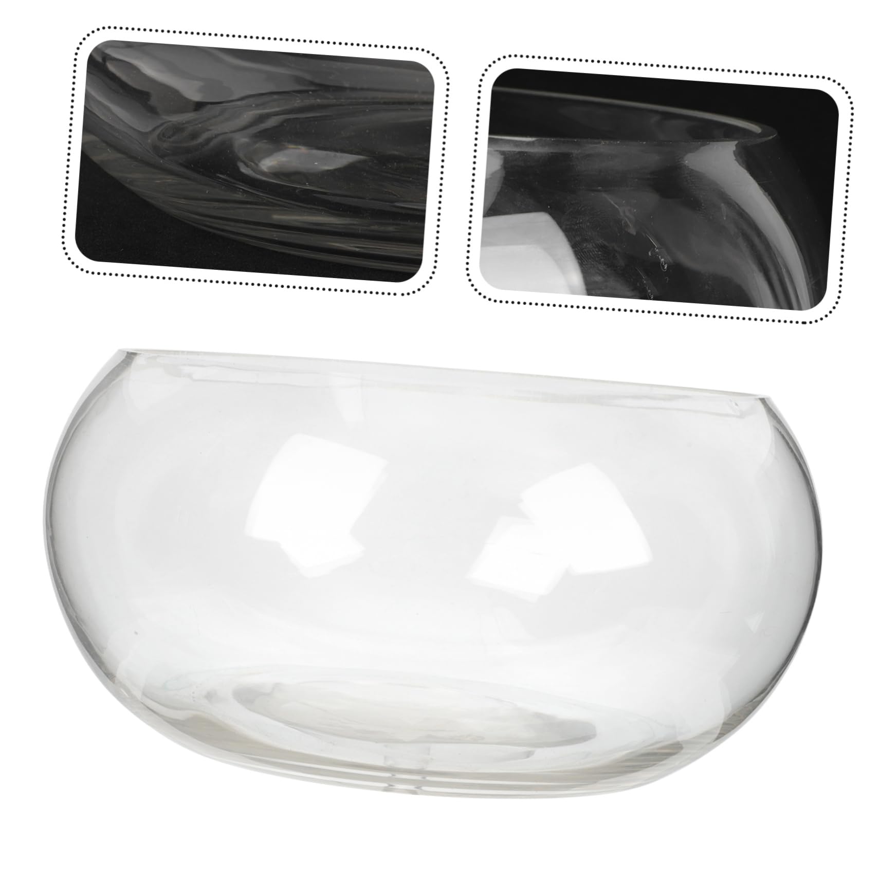 Rundes Transparentes Fischglas für Weihnachten Feier, Glas Aquarium Modern