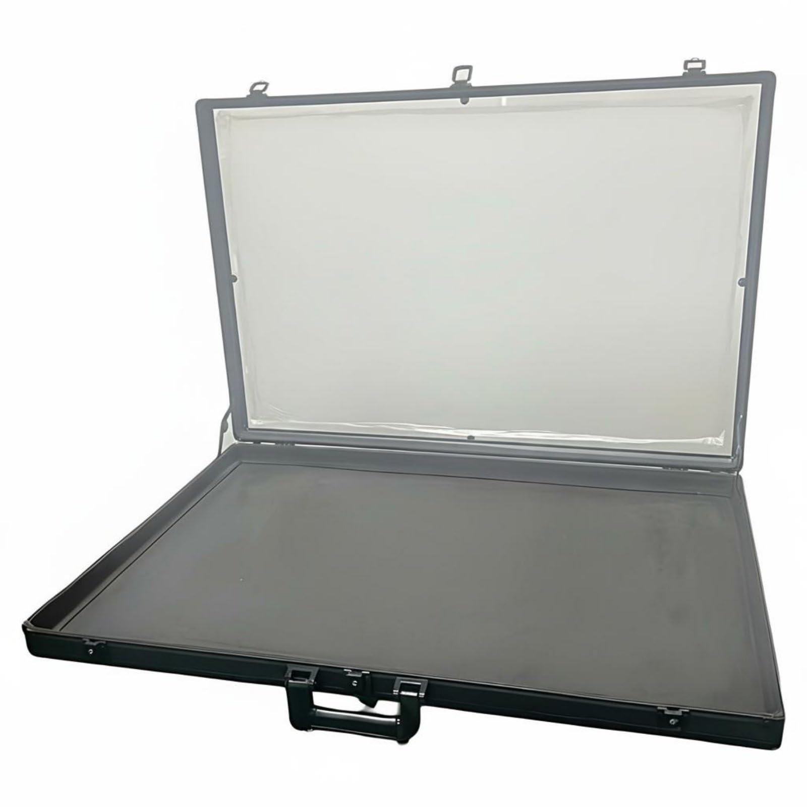 MagiDeal Boîtier de Présentation Carte Collection Mallette Protection Coffret Exposition Trading Étui Transport Fonction Visibilité Adaptée à la Présentation, Noir, 83-56-7.5cm