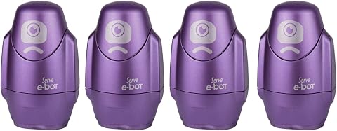 SERVE E-BOT SILGILI KALEMTIRAS METALIK MOR 4LU SET