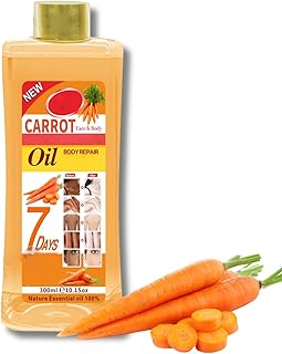 Aceite de zanahoria de 10.1 fl oz para aclara...