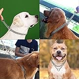 El collar de acero inoxidable funcional es fuerte y duradero para el uso diario.