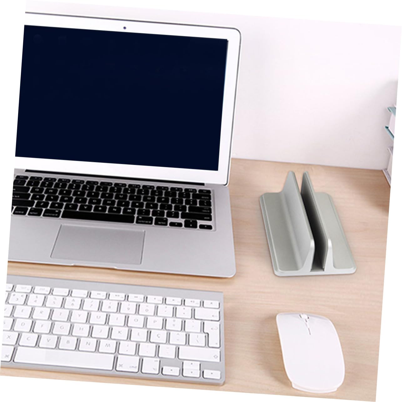 NUOBESTY Soporte Vertical De Aluminio para Portátil Base Estable para Ordenador para Oficina y Estudio Práctico y Duradero