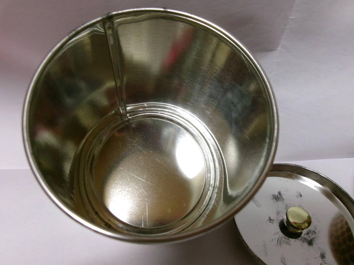 Amazon.co.jp: 純銅 茶筒 茶こぼし茶殻入れ 2点セット : ホーム