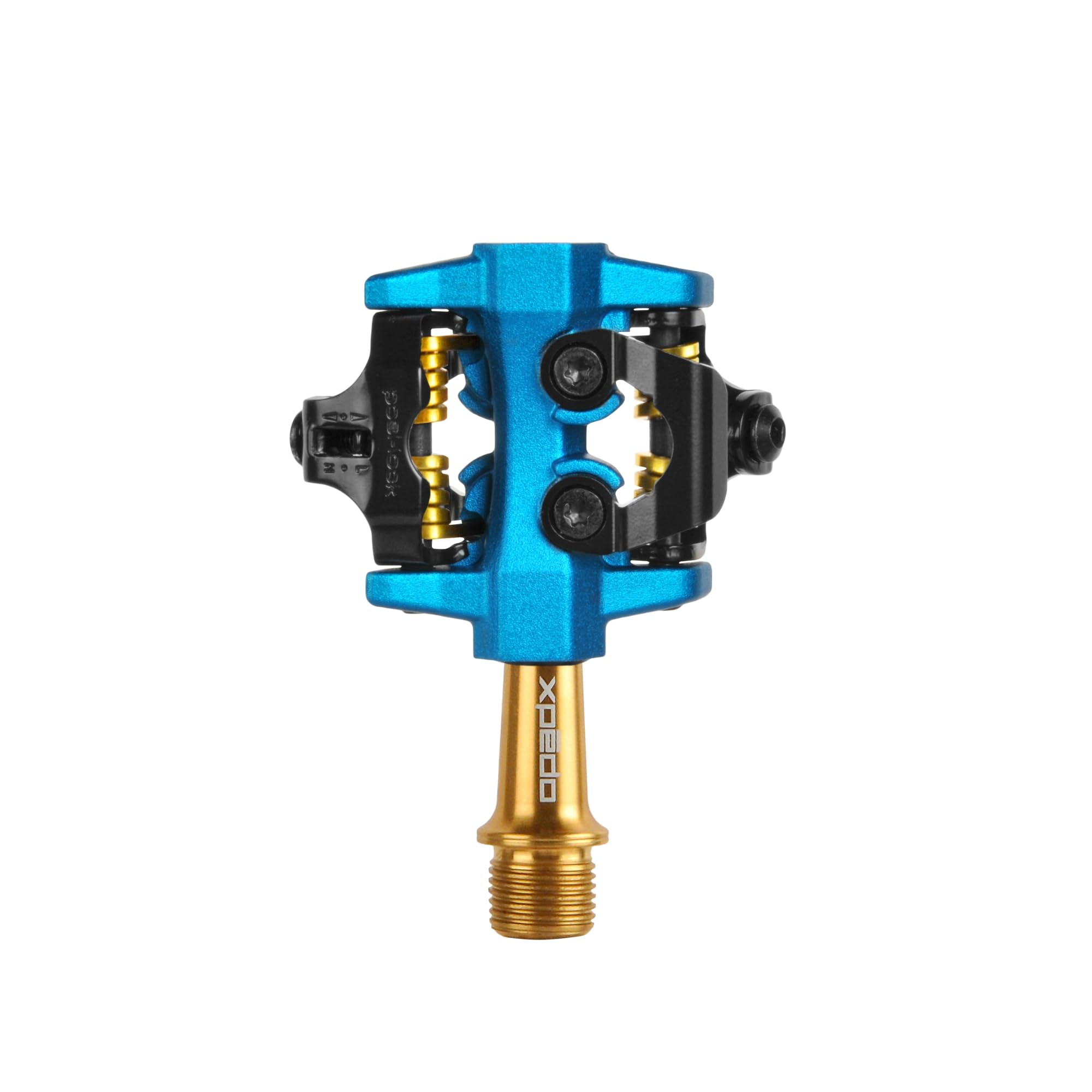 XPEDO CXR Pro Clipless Bicycling Pedals | Titanium Spindle, 6061 Aluminum Body, 3 Sealed Bearings | 6° Float, Dual-Sided Entry, SPD Compatible