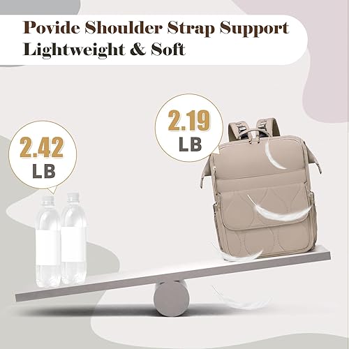 Miniatura 7 de miss fong Mochila para pañales Bolsa de pañales para bebé, mochila de viaje para pañales con cambiador de pañales, mochila de bebé de gran