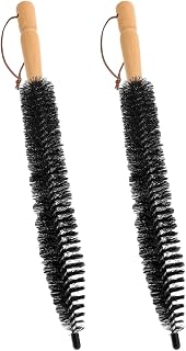 2pcs Chimney Brush Set with Stainless Steel Wood Handle