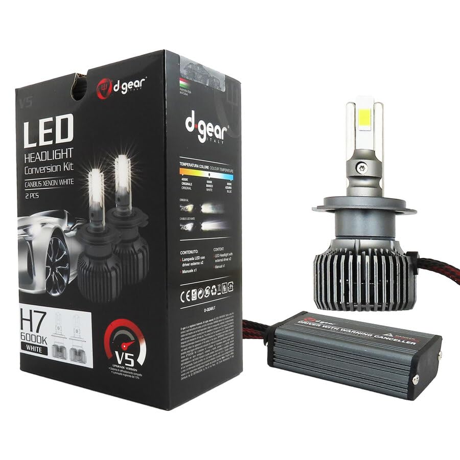 Lampadine LED Auto H11 6000K Bianco 5700lm | 52W Singola - Compatta, Super Luminosa (+15%) e Impermeabile IP68 | Durata 50.000h con Raffreddamento Intelligente