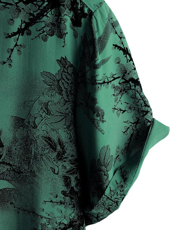 Image of Men's Multi-Coloured Floral Printed Shirt for man | Half Sleeve Cotton Shirt for Men | Summer Shirts for Men