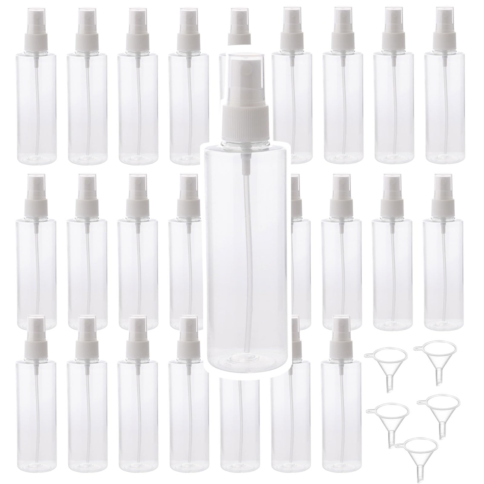 Vaporisateur 100 ml plastique rechargeable lot 50 flacons spray vide pour huile essentielle