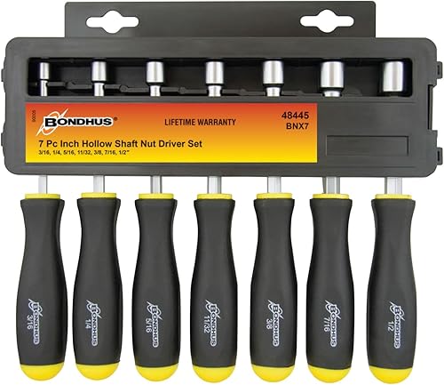 Miniatura 1 de Bondhus 48445 Destornillador de tuerca de eje hueco, 7 piezas