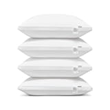 Acanva Cooling Bed Pillows for Sleeping 4 Pack, Luxury Hotel Quality with Premium 3D Down Like Filling for Back, Stomach or Side Sleepers, Soft & Comfortable, Standard (Pack of 4), White 4 Count
