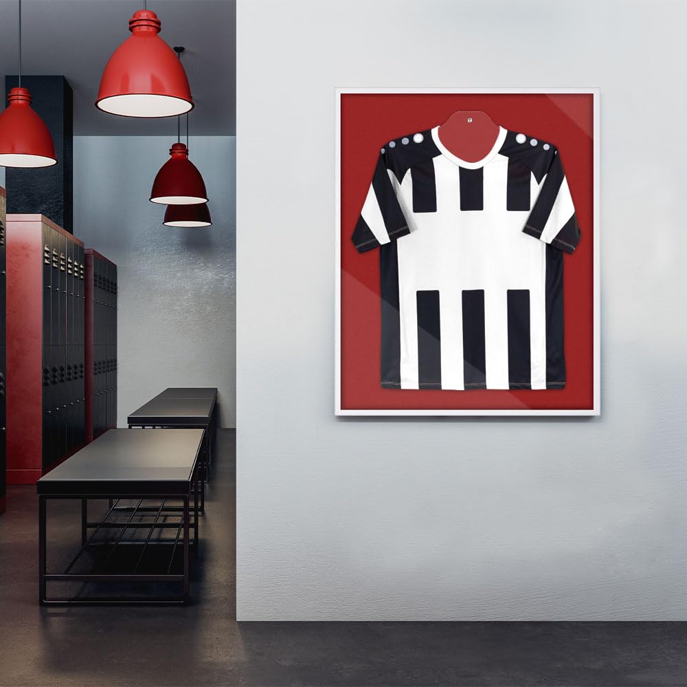 VARIO - Marco para camisetas (incluye percha y paspartú en muchos tamaños y colores), madera, Salsarot, 60 x 80 cm
