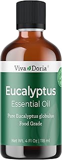 Viva Doria Pure Eucalyptus Globulus Essential Oil, Food Grade, 4 Fl Oz (118 ml)