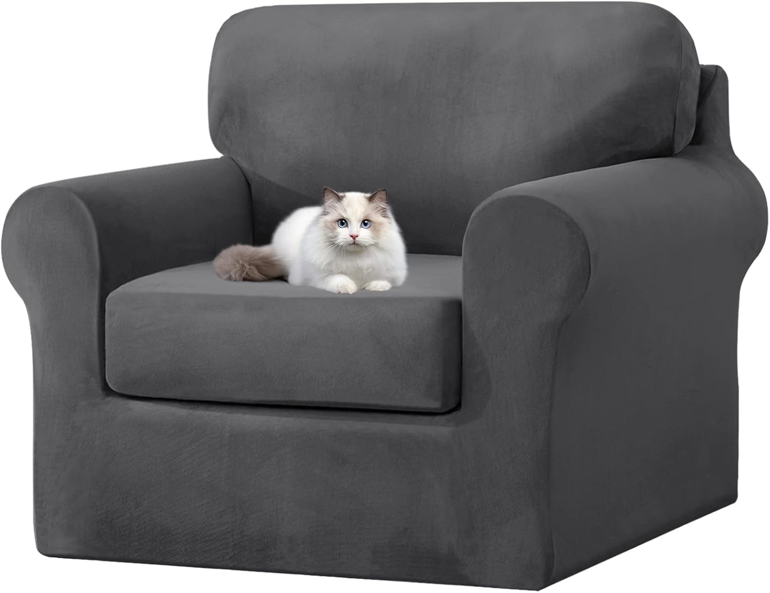 jianyana ektorp sofa covers, 1/2/3 seater sofa cover Stretch Velvet