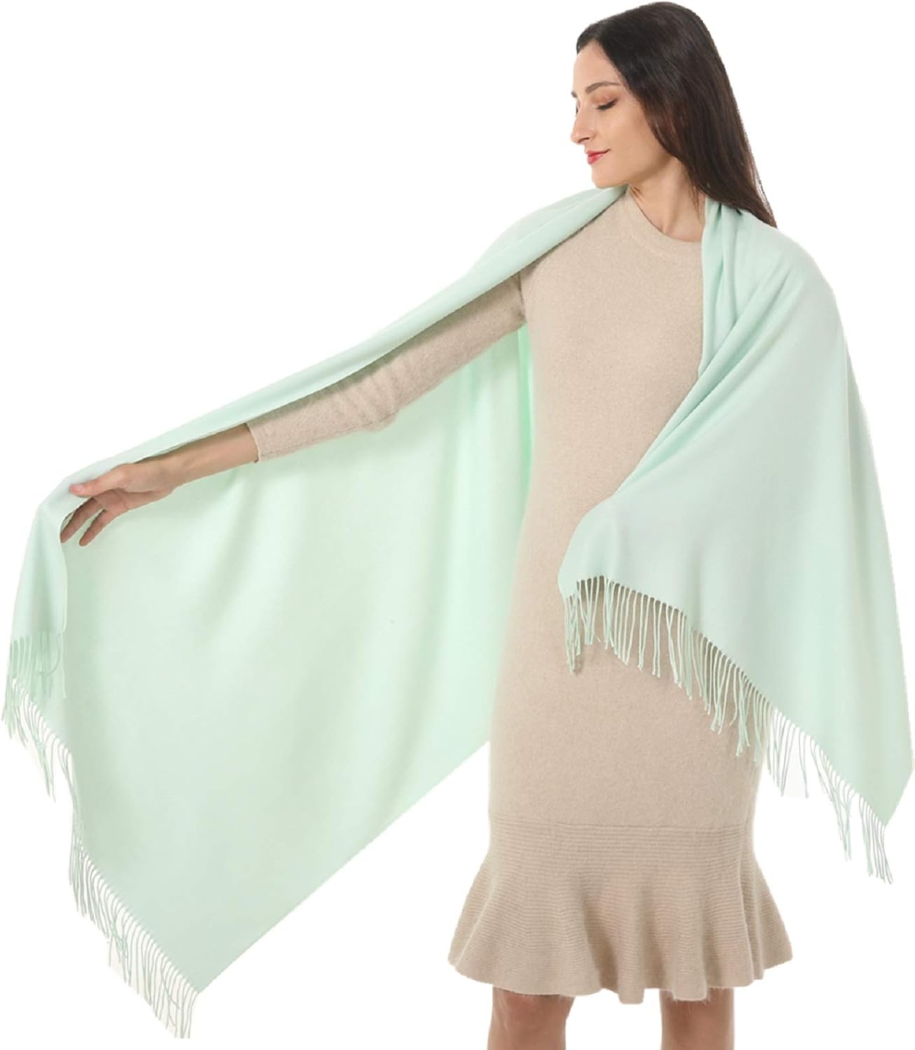TwoYek Womens Scarf Pashmina Shawls and Wraps for Evening Dress Wedding Bridesmaid Gift