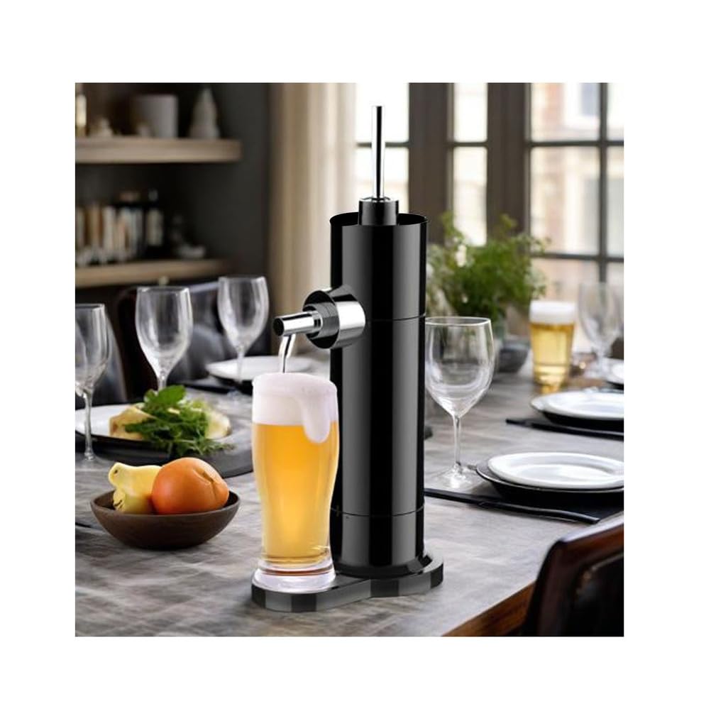 Dispensador de Cerveza para casa, dispensador Grifo Cerveza de latas, para Bares de Cerveza, reuniones Familiares,Negro