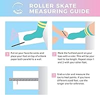 Vista 3 de C SEVEN C7skates Patines de ruedas cuádruples Diseño retro