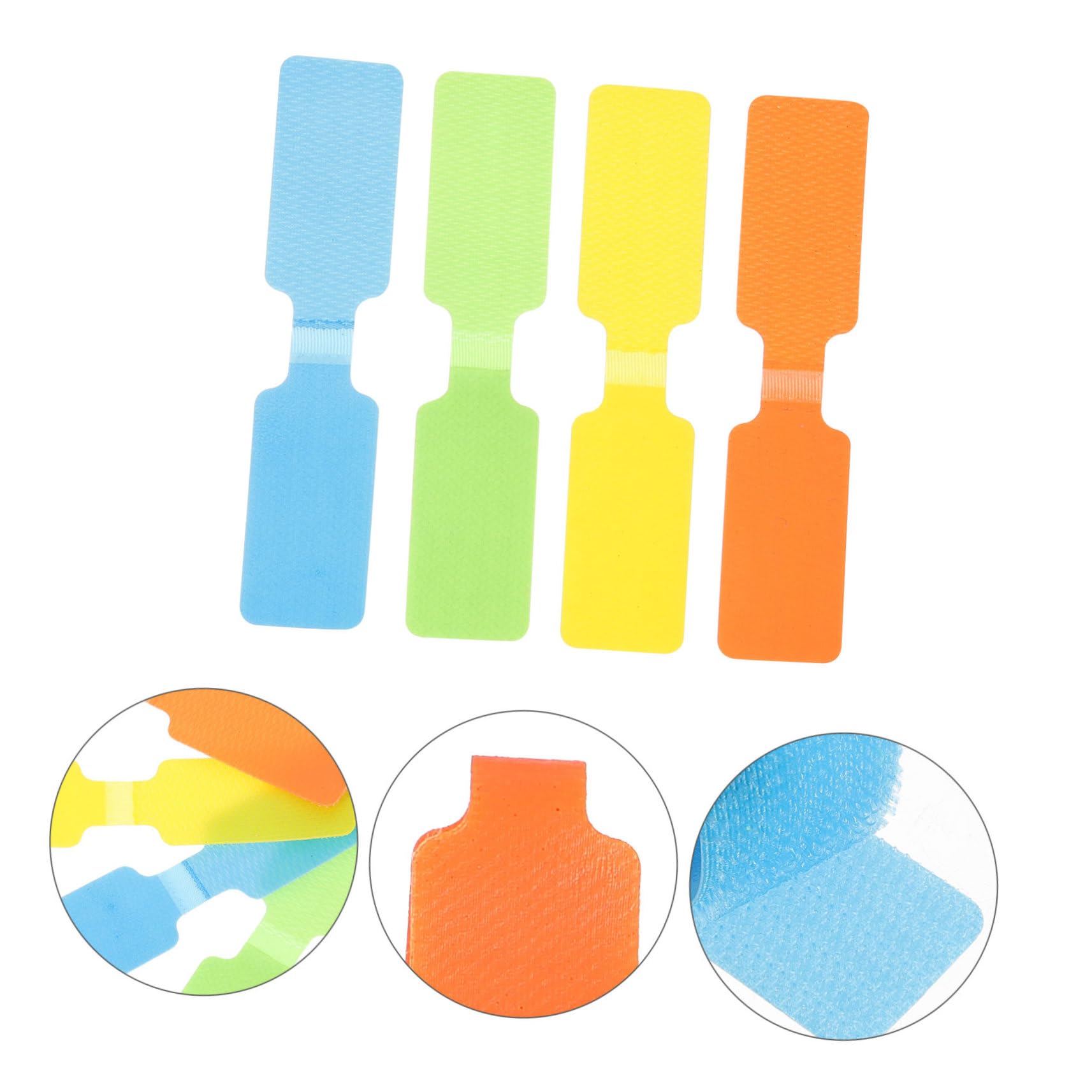 Tofficu 3 Set Etichette Per Riutilizzabili Etichette Scrivibili Con Design Adatte Per Elettrici E Organizzazione Colori Variati Per Facile 50 Pezzi*3