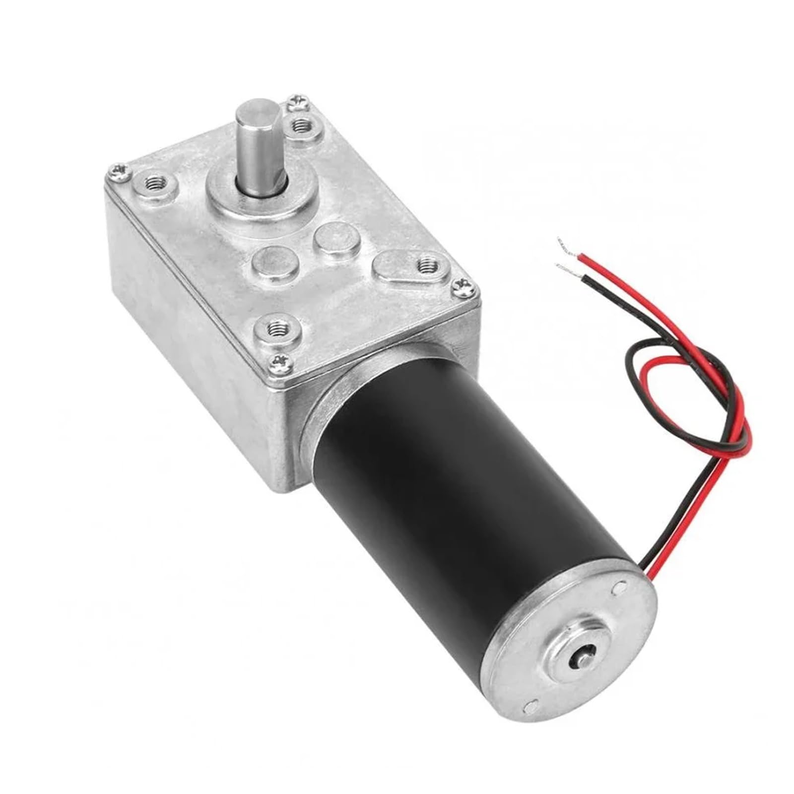 ViaGasaFamido DC 12 V Schneckengetriebemotor, 2 U/min, Selbsthemmender Getriebemotor mit Drehmoment und Vertikaler Ausgangswelle für Türöffner ViaGasaFamido DC 12 V Schneckengetriebemotor, 2 U/min, Selbsthemmender Getriebemotor mit Drehmoment und Vertikaler Ausgangswelle für Türöffner
