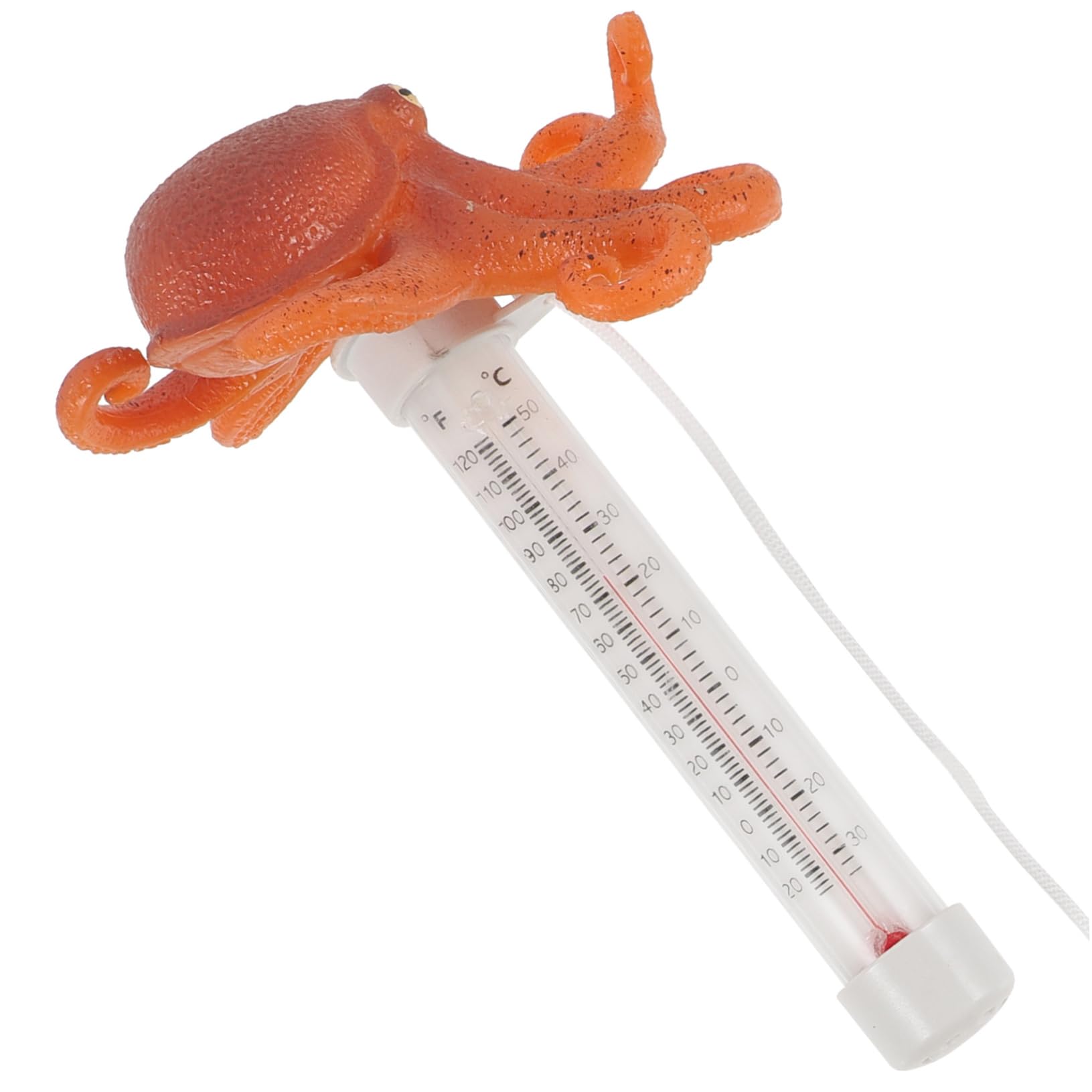KOMBIUDA Termometro Celsius e Piscina per Misurazione Plastico Galleggiante in Temperatura Rapida Gradi Fahrenheit Acqua per Stagni e Vasche Idromassaggio