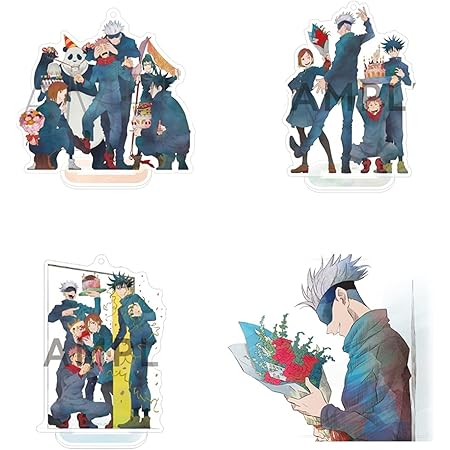 Amazon 呪術廻戦 誕生日 限定 虎杖悠仁 伏黒恵 五条悟 釘崎野薔薇 呪術廻戦グッズ アクリルスタンド アクスタ モデル アニメ 漫画 萌えグッズ コスプレ イベント お祭り コレクション アニメグッズ 可愛い デコレーション 呪術廻戦 グッズ 日常 装飾品 萌えグッズ