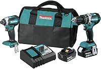 Vista 3 de Makita XT269T 18V LXT Litio-Ion Brushless Inalámbrico 2-Pc. Kit combinado (5.0Ah) y XRM08B 18V LXT / 12V max CXT Altavoz inalámbrico Bluetooth