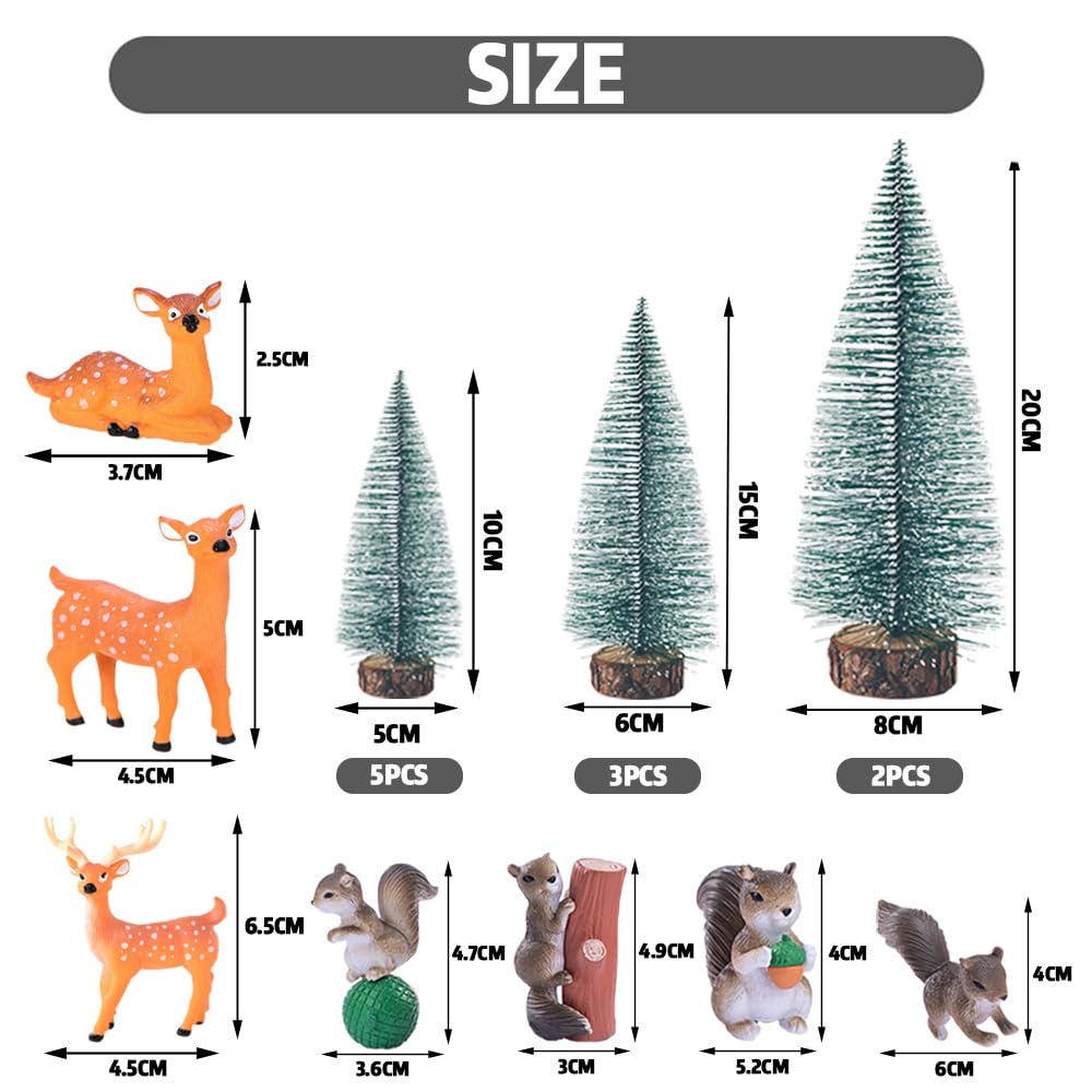 10 Pezzi Miniatura Albero Di Natale Mini Sisal Snow Frost