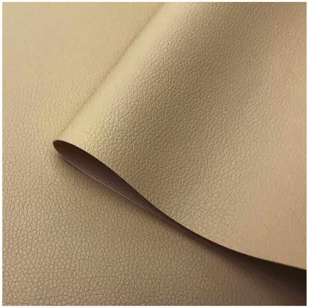 Tissu en similicuir pour vêtements et couture de mode automnale kaki