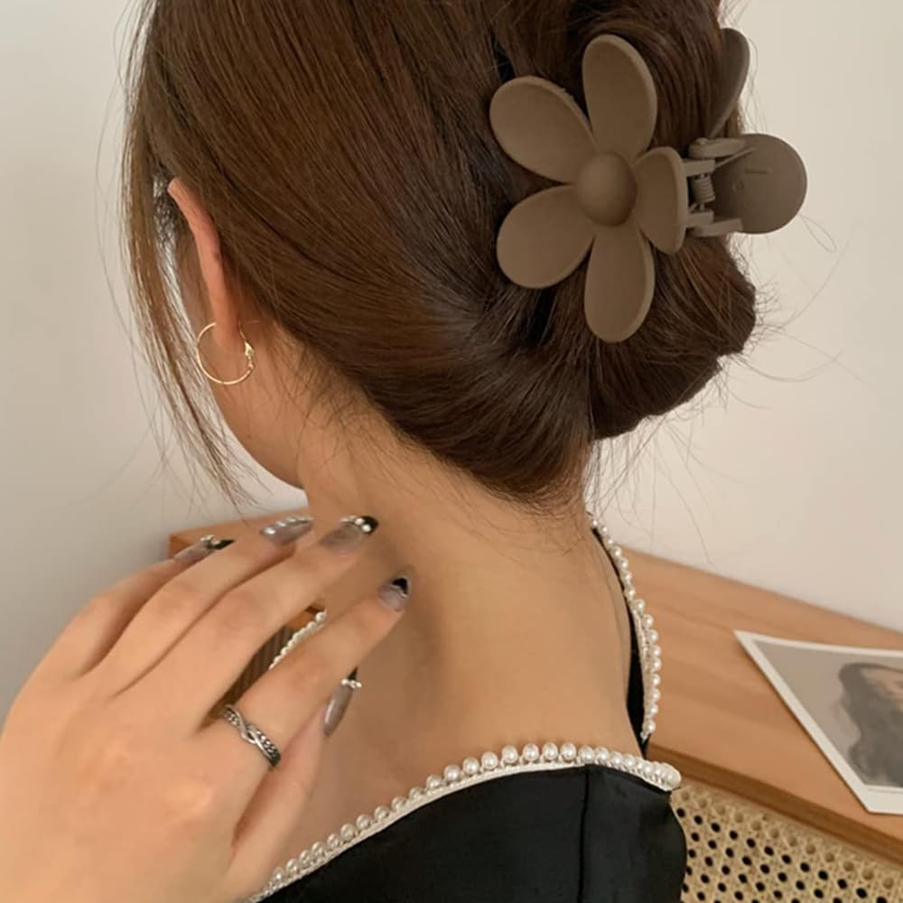 ZSPERKLA 6 Pcs Flower Hair Clips - Image 3