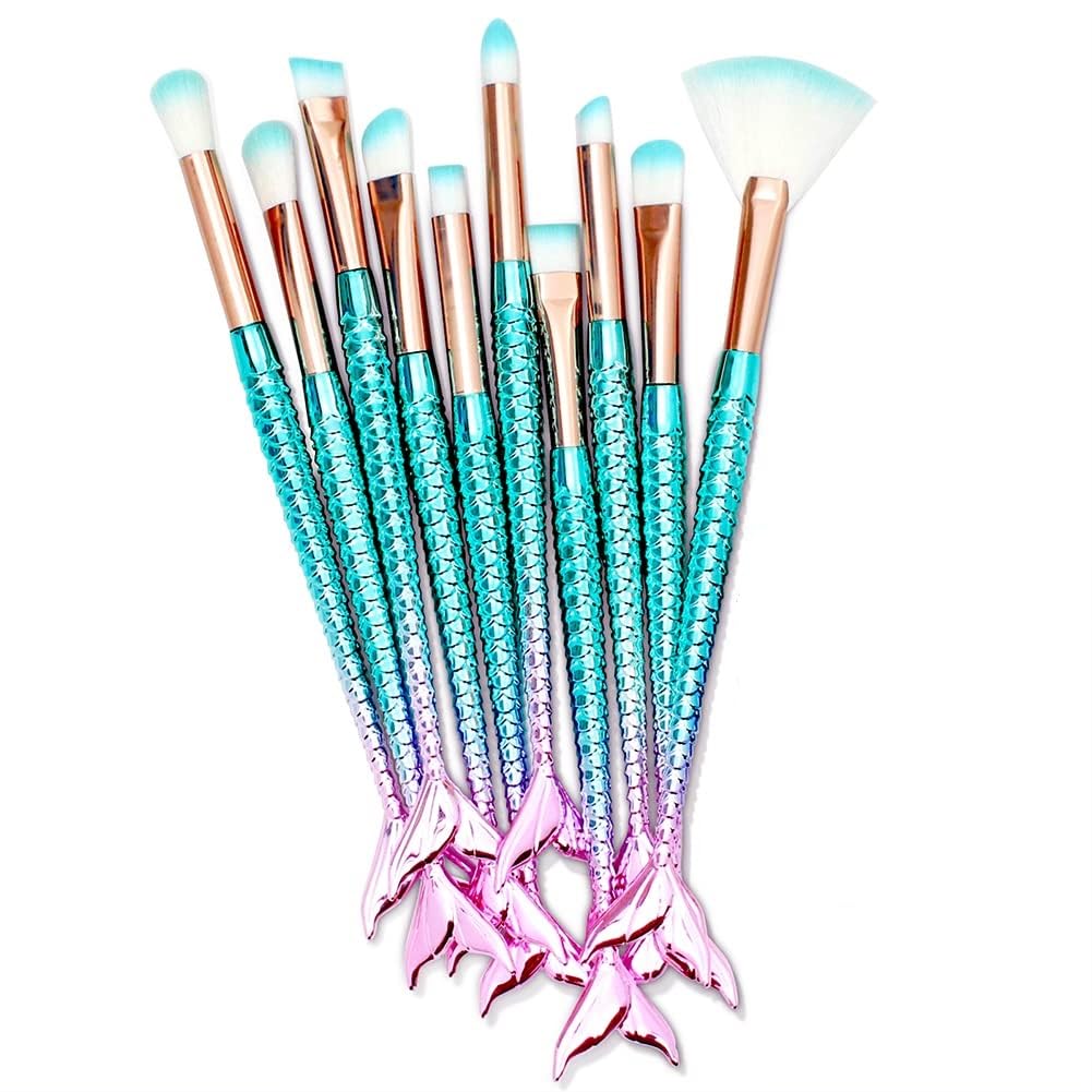 GALV Stocking Stuffers for Girls, 20PCS Princess Kids Makeup Brushes Sets, Teen Girl Gifts Trendy Stuff Christmas Gift Ideas Cute Make Up Tool Set (10 pcs)(16.2 cm)(Multicolor) GALV Stocking Stuffers for Girls, 20PCS Princess Kids Makeup Brushes Sets, Teen Girl Gifts Trendy Stuff Christmas Gift Ideas Cute Make Up Tool Set (10 pcs)(16.2 cm)(Multicolor)