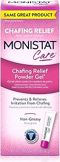 MONISTAT Care Chafing Relief Powder Gel | Anti-Chafe Protection, 1.5 oz | Pack of 5