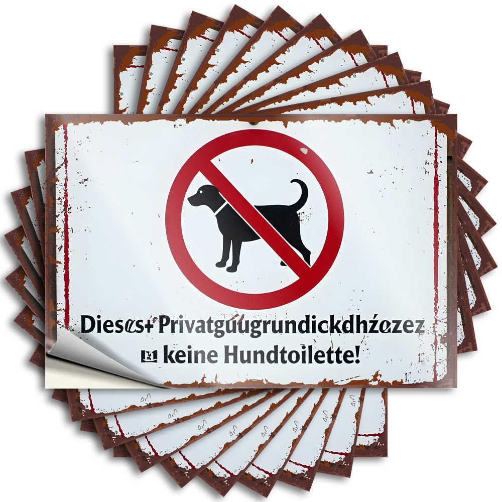 Sticker Wall Mini Private Property: No Dog Pooping Allowed! for Gamer - Birthday Easy Peel Removable(6X9CM)