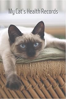 My Cat's Health Record: Cat Immunization Log, Medical Treatments, Cat Vaccine Record Book ,Gift for Cat Owners and Lovers