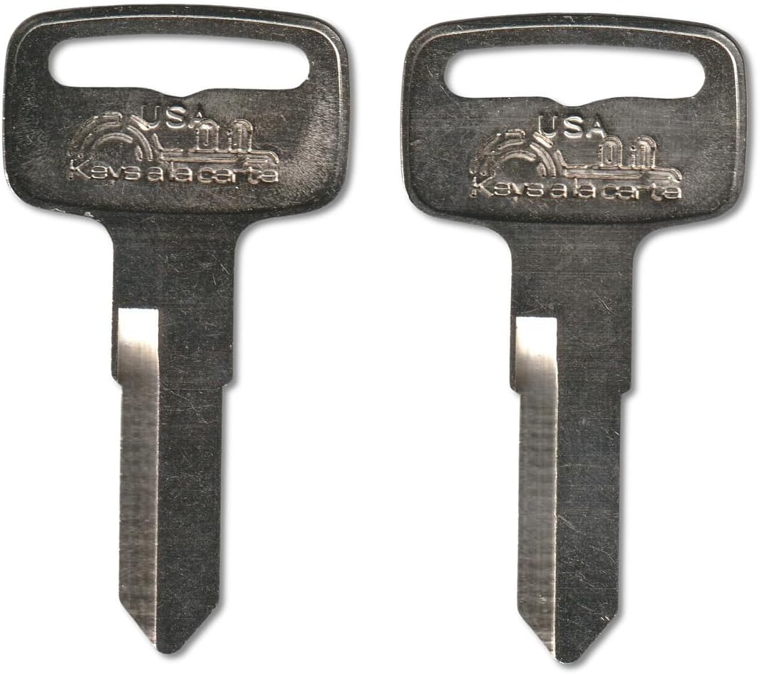3132 Pair (2) Replacement Keys – Cut to Code on YH38 Blank for Kawasaki, Yamaha Ignition/Marine Keys | KEYSALACARTE