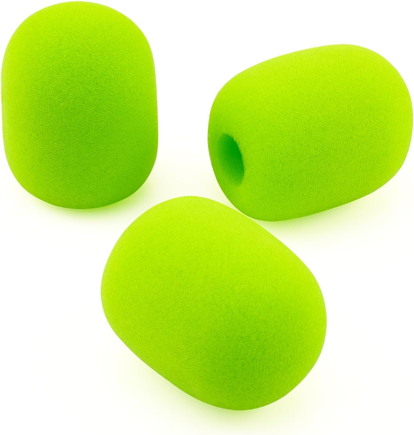 for HyperX microphone cover Replacement for HyperX Cloud 2 / Alpha/Alpha S/Mix/Core Gaming Headphone/Cloud Chat Headset Mic Pop Filter, 3-Pack Green Color Hyper X Windscreen Covers
