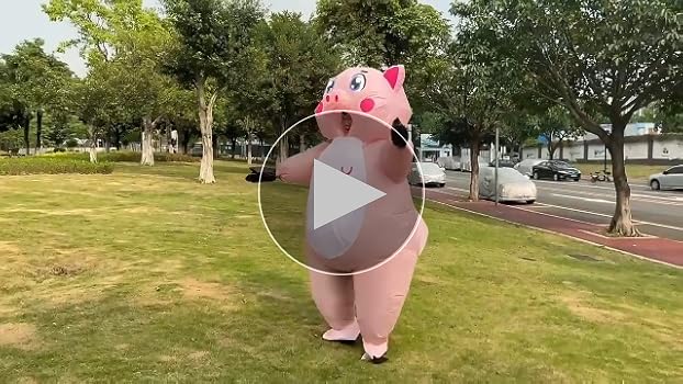Amazon.co.jp: [Rruonshully] ハロウィン コスプレ 豚 着ぐるみ