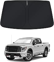 Vista 77 de KUST - Parasol para parabrisas para Chevy Equinox 2010–2017, accesorios para ventanas, funda solar plegable, bloquea los rayos UV, mantiene el coche