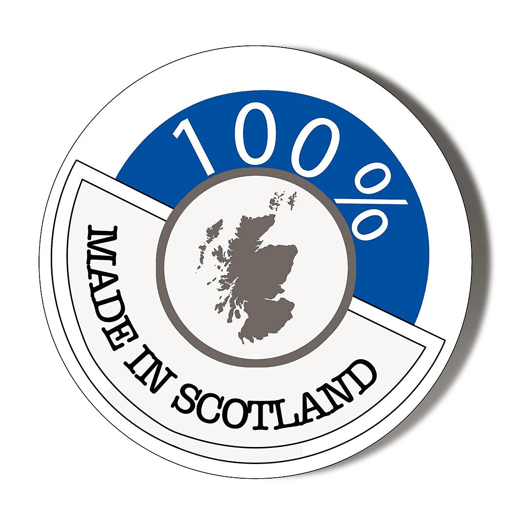 Gift Insanity Made In Scotland 6 X 70Mm Vinyl Stickers