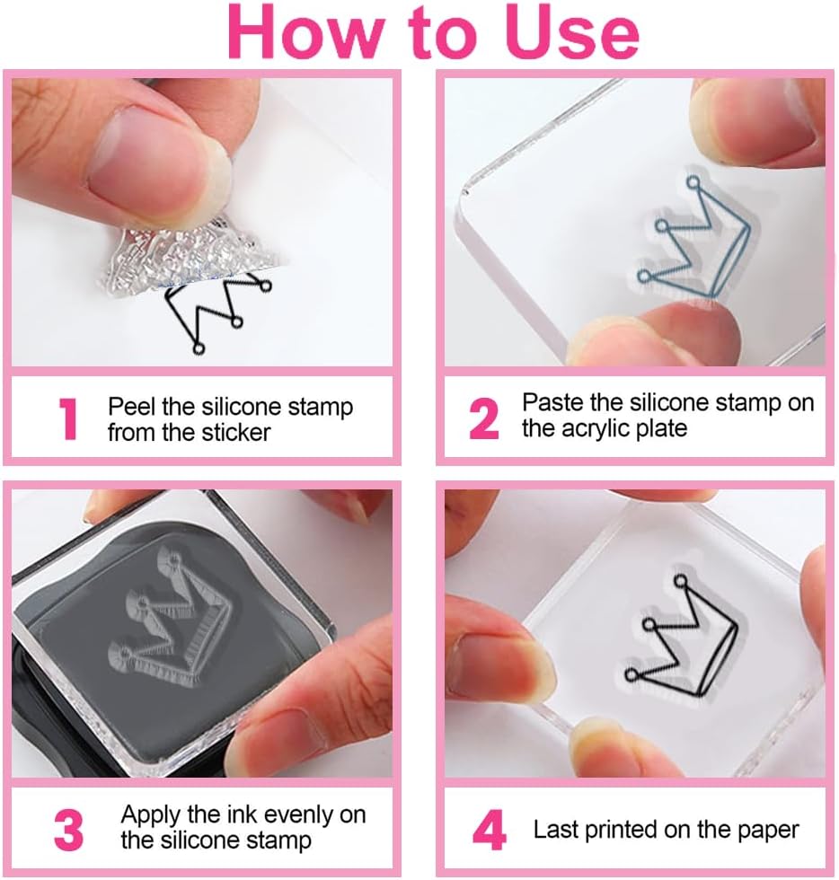 12 Types Cartoon Animal Avatar Clear Silicone Stamps and Metal Frame Die Cuts Supplies for Card Making, Funny Stamps Stencils for Crafts Reusable DIY Scrapbooking Birthdays Greeting Card image 3