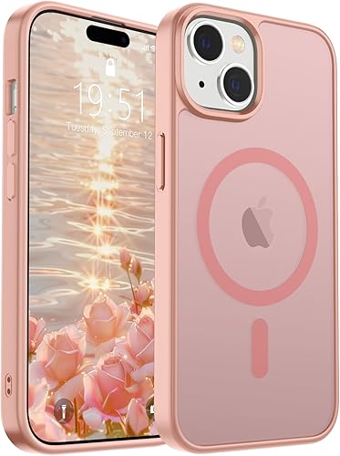 Miniatura 664 de SUPFINE Funda magnética para iPhone 11 (compatible con MagSafe) (protección contra caídas de grado militar), translúcida mate a prueba de golpes