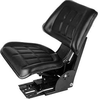 Universal Adjustable Black Tractor Suspension Seat for Massey Ferguson 230 231 234 234H 234S 235 240 245 250 254 255 Shock Absorbing Alloy Steel+PVC